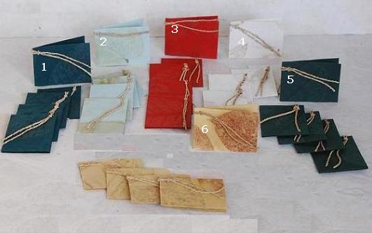 Indipaper - set of 5 tags leaf imprint (set of 5 tags leaf imprint)